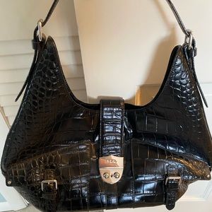 Like-new Ralph Lauren black leather purse
